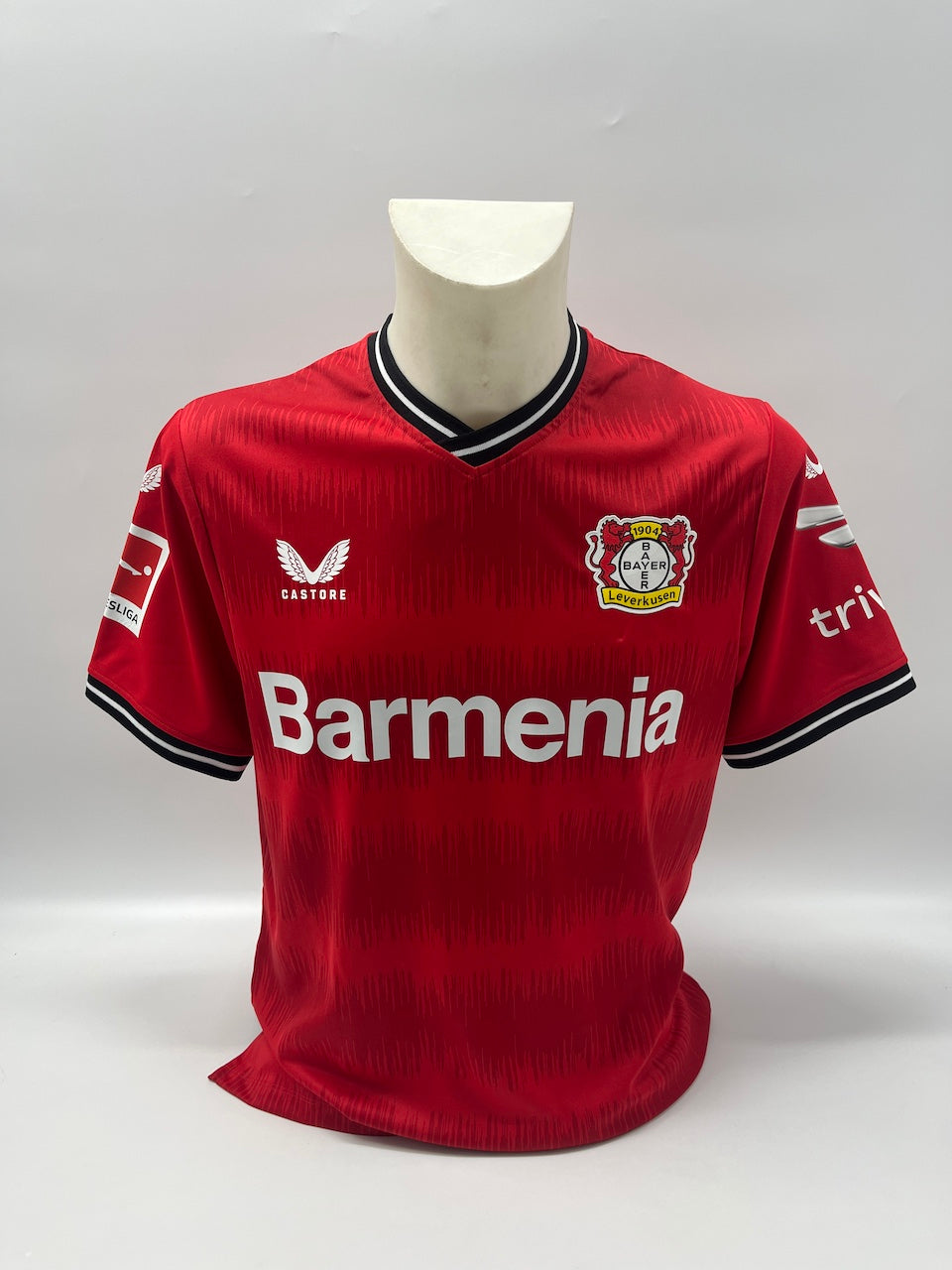 Bayer Leverkusen Trikot Patrick Pentz signiert Autogramm Bundesliga COA L