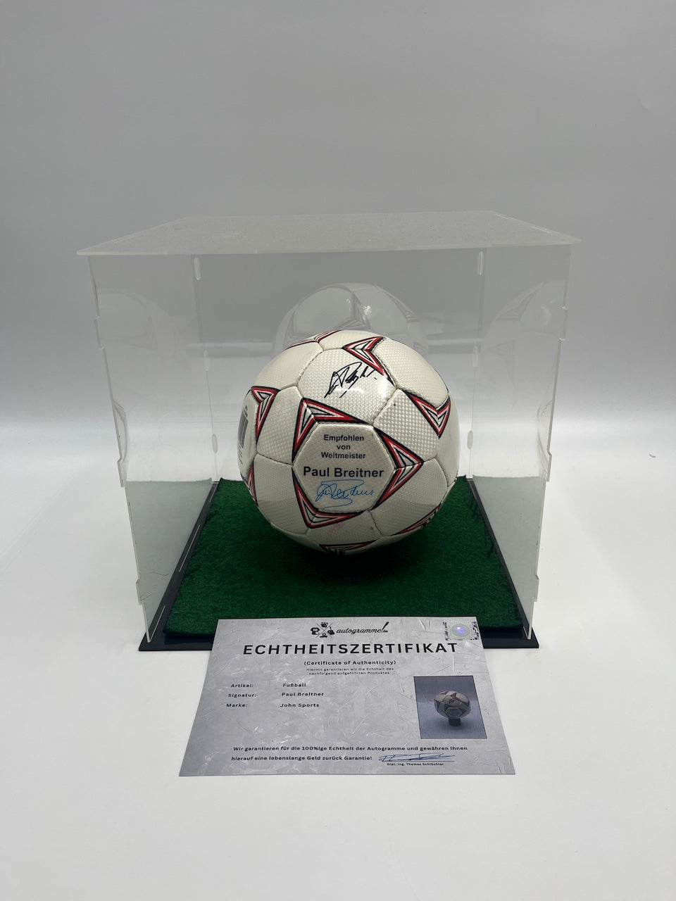 Fußball Paul Breitner signiert Neu COA Unterschrift Autogramm