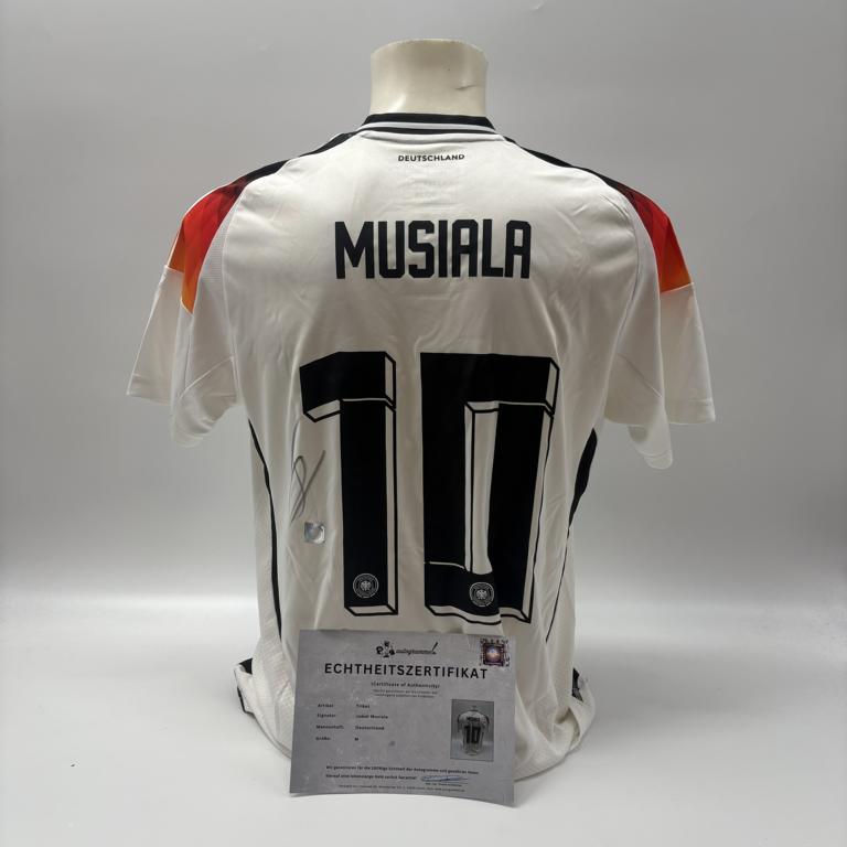 DFB Trikot Jamal Musiala signiert Autogramme Adidas COA neu M