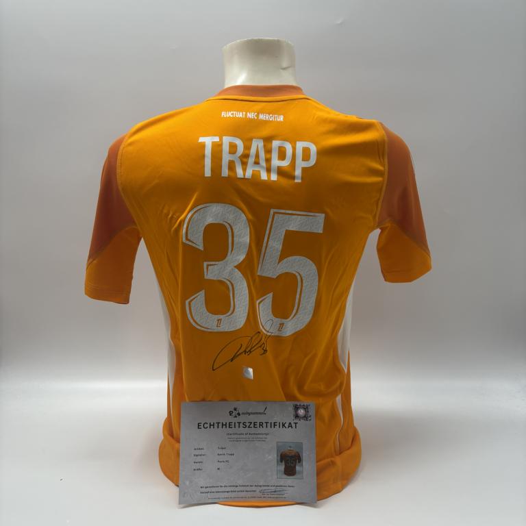 Paris FC Trikot Kevin Trapp signiert Autogramm Adidas COA M
