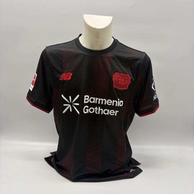 Bayer Leverkusen Trikot Equi Fernandez signiert New Balance COA Autogramm L