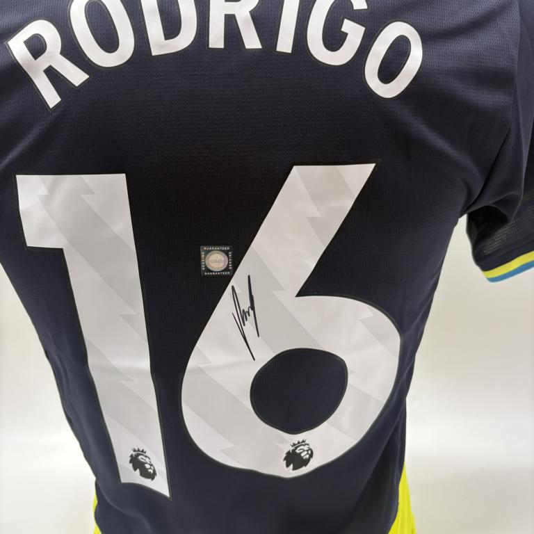 Manchester City Trikot Rodri signiert Autogramm Puma COA neu XS