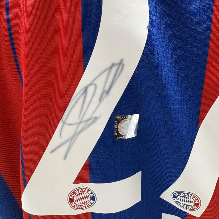 Bayern München Trikot David Alaba signiert Adidas COA Autogramm L