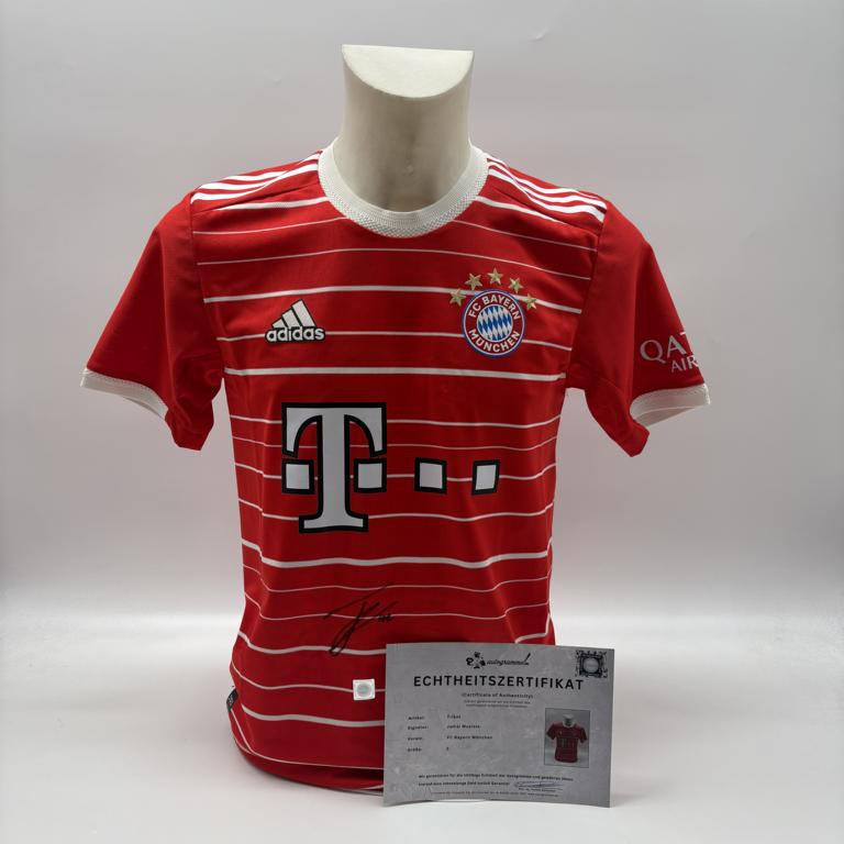 Bayern München Trikot Jamal Musiala signiert Autogramm Adidas COA S