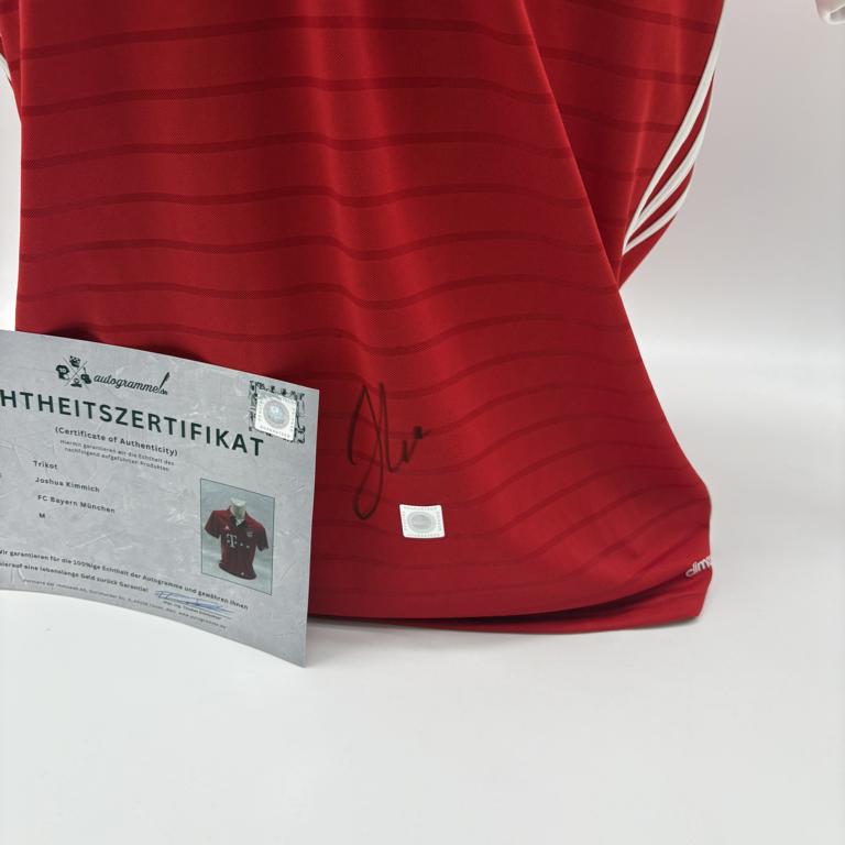 Bayern München Trikot Joshua Kimmich signiert Adidas FCB M