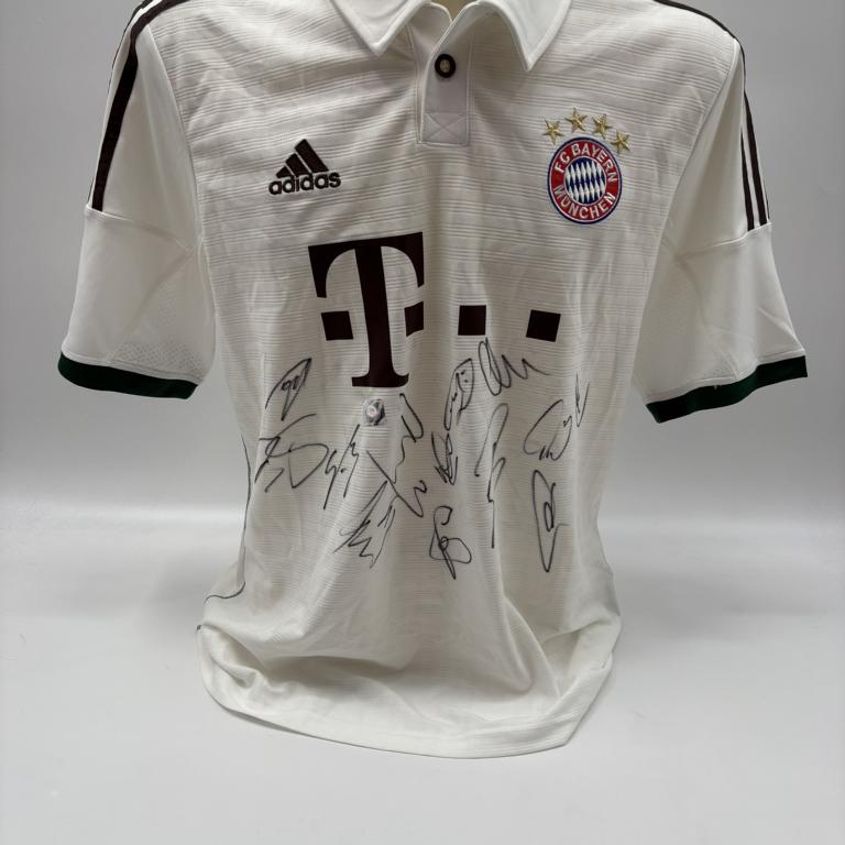 Bayern München Trikot 2013/2014 Teamsigniert Autogramm COA Adidas Fußball L