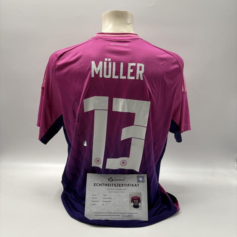 DFB Trikot Thomas Müller signiert Autogramm Deutschland Adidas XL
