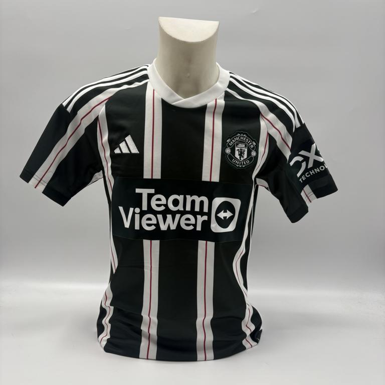 Manchester United Trikot Benjamin Sesko signiert Autogramm Adidas COA S