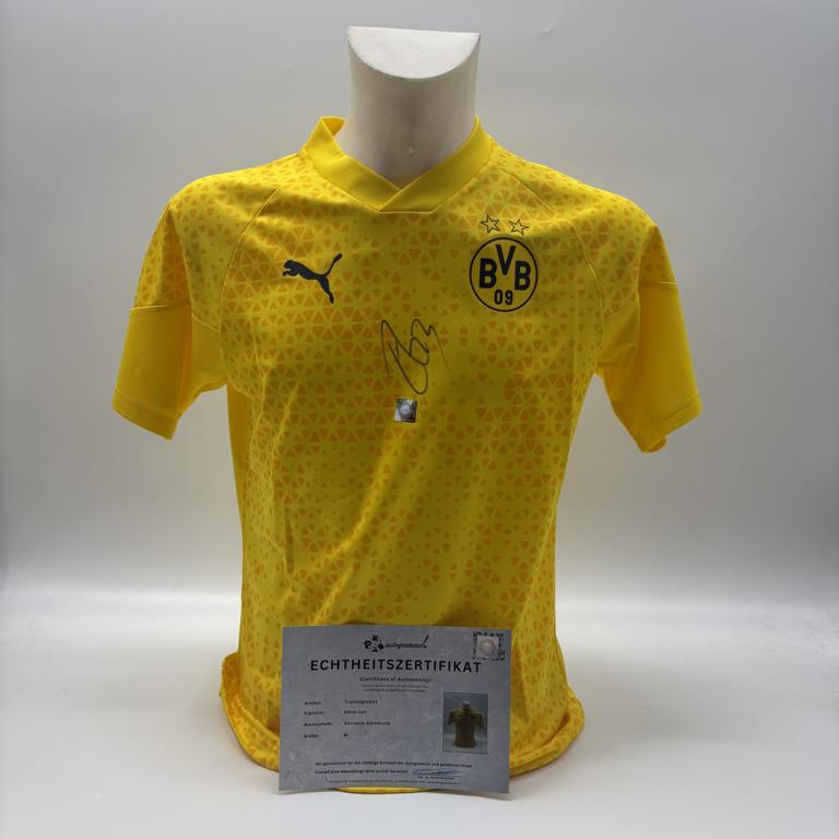 Borussia Dortmund Trainingsshirt Emre Can signiert Puma COA Autogramm M