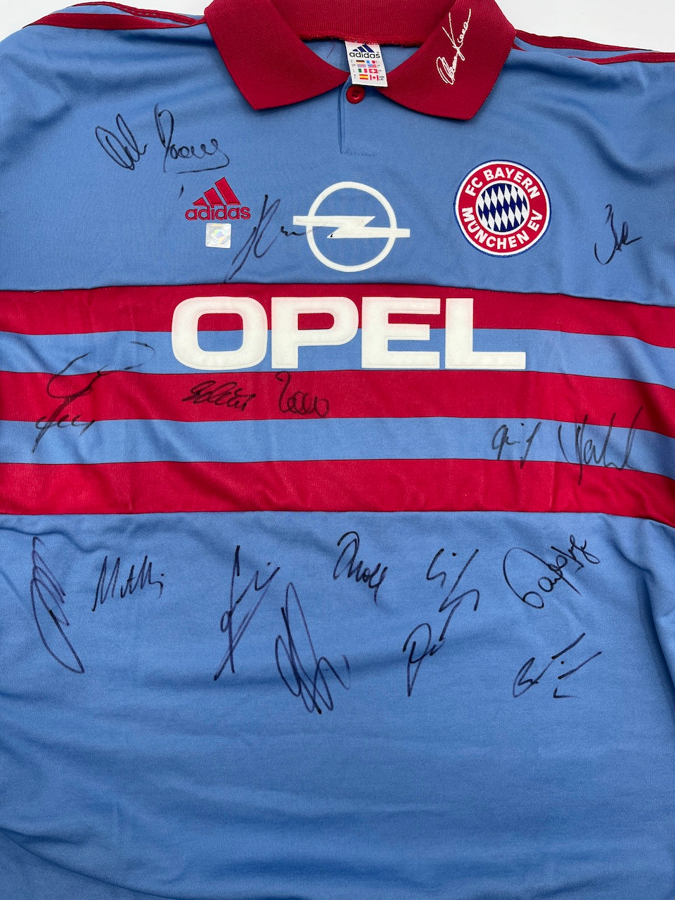 Bayern München Torwarttrikot 1998/1999 Teamsigniert Bundesliga COA Adidas L