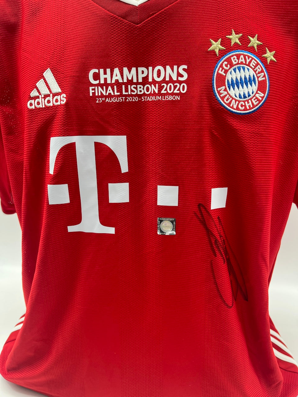 Bayern München Trikot Alphonso Davies signiert Autogramm Adidas COA XL