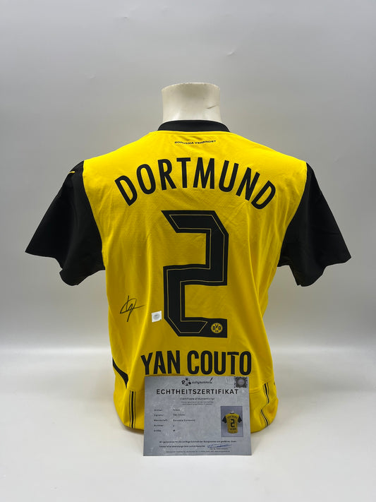 Borussia Dortmund Authentic Trikot Yan Couto signiert BVB Puma neu M