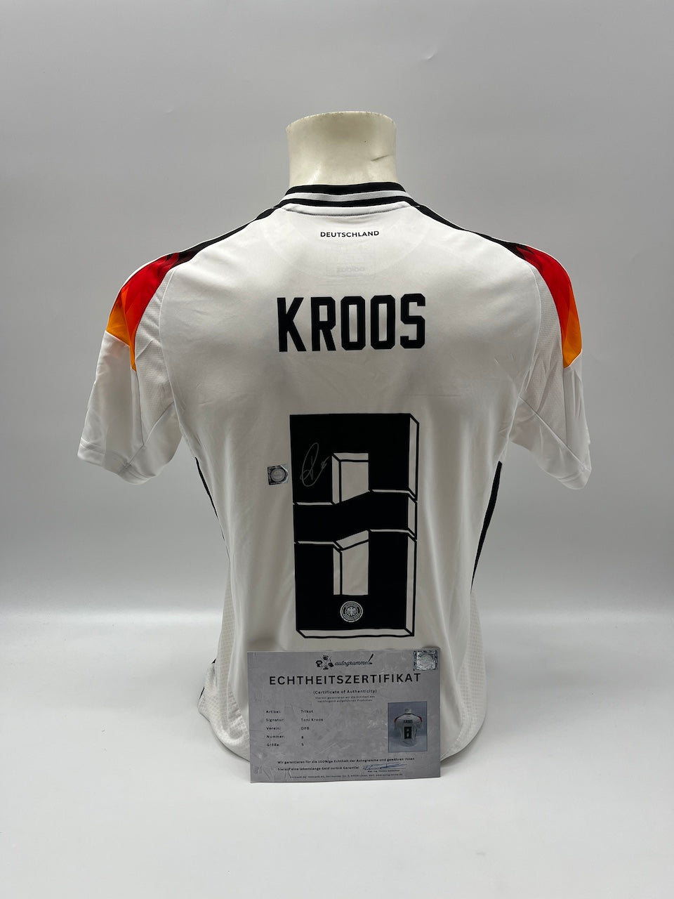 DFB Trikot Toni Kroos signiert Autogramm Adidas EM 2024 COA S