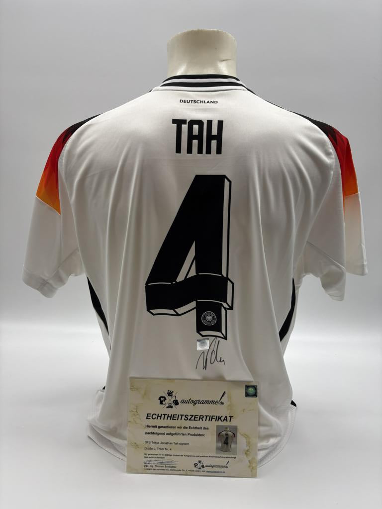 DFB jersey jonathan tah signed autographs germany adidas l