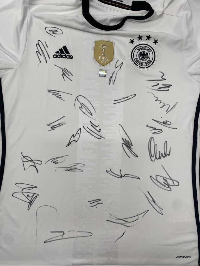 Germany Jersey Euro 2016 Team Signed DFB Adidas XL