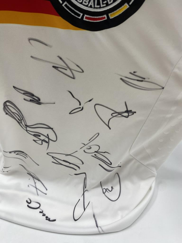 Germany Jersey Euro 2008 Team Signed DFB Adidas XL