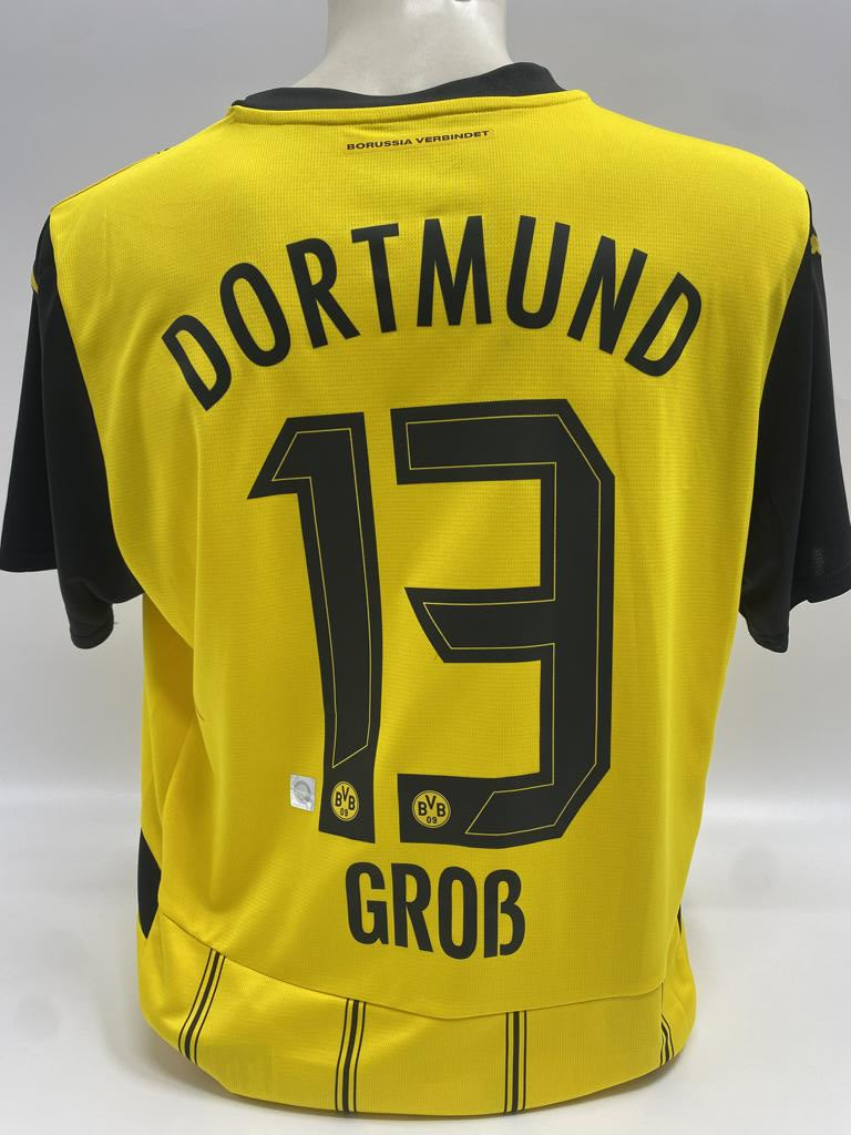 Borussia Dortmund Trikot Pascal Groß signiert Puma COA Autogramm L