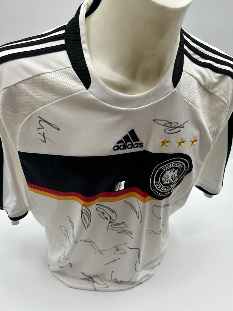Germany jersey em 2008 team signed DFB football autograph autograph COA adidas XL