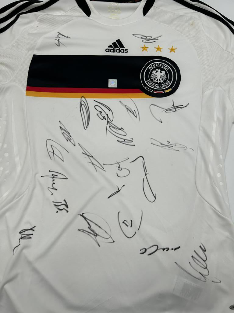 Germany jersey em 2008 team signed DFB football autograph autograph COA adidas XL