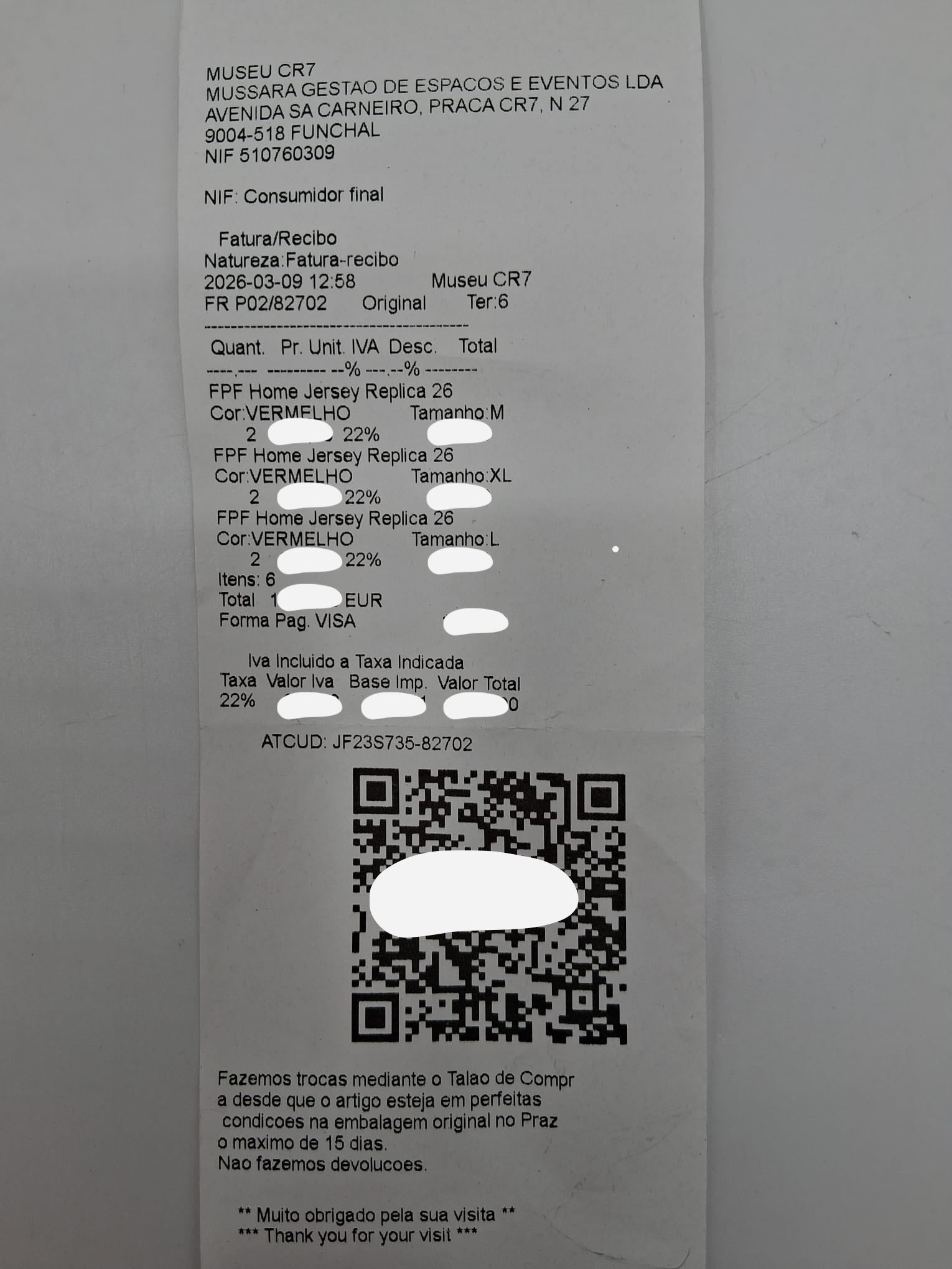 Portugal Trikot Cristiano Ronaldo signiert Autogramm COA Fußball 2026 Rot L