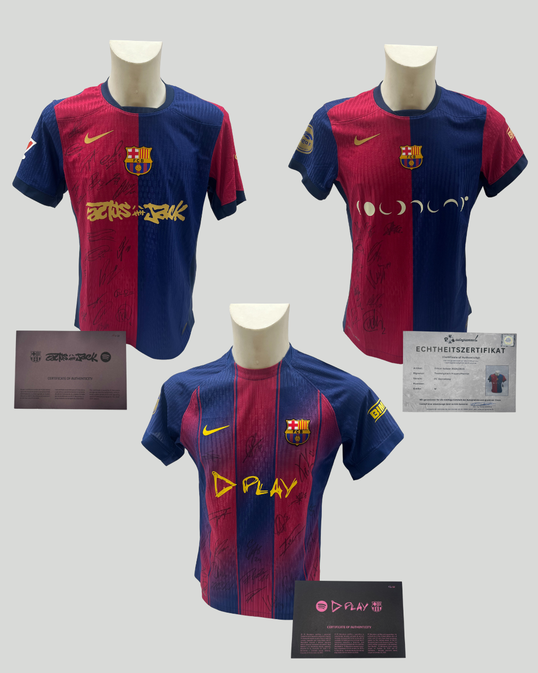 FC Barcelona x Travis Scott, Coldplay & Ed Sheeran Teamsigniert limitiert auf 22 Nike M