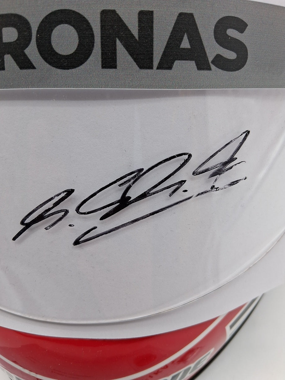 Michael Schumacher Formel 1 Helm Unterschrift und Echtheitszertifikat 1:1