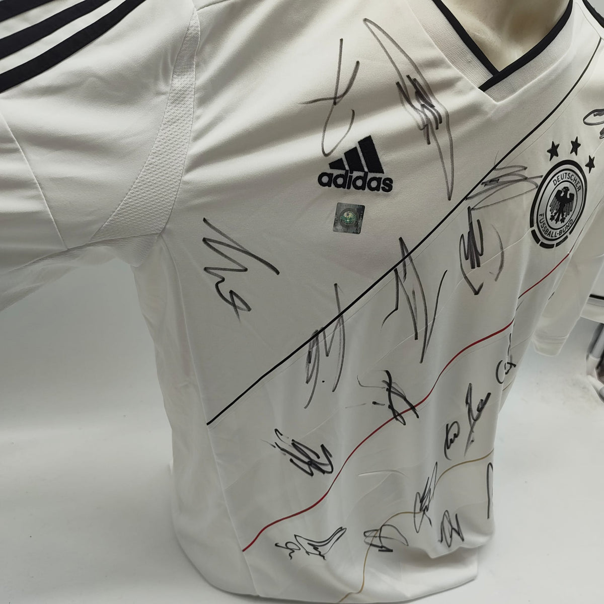 Deutschland Trikot EM 2012 Teamsigniert COA DFB Adidas L