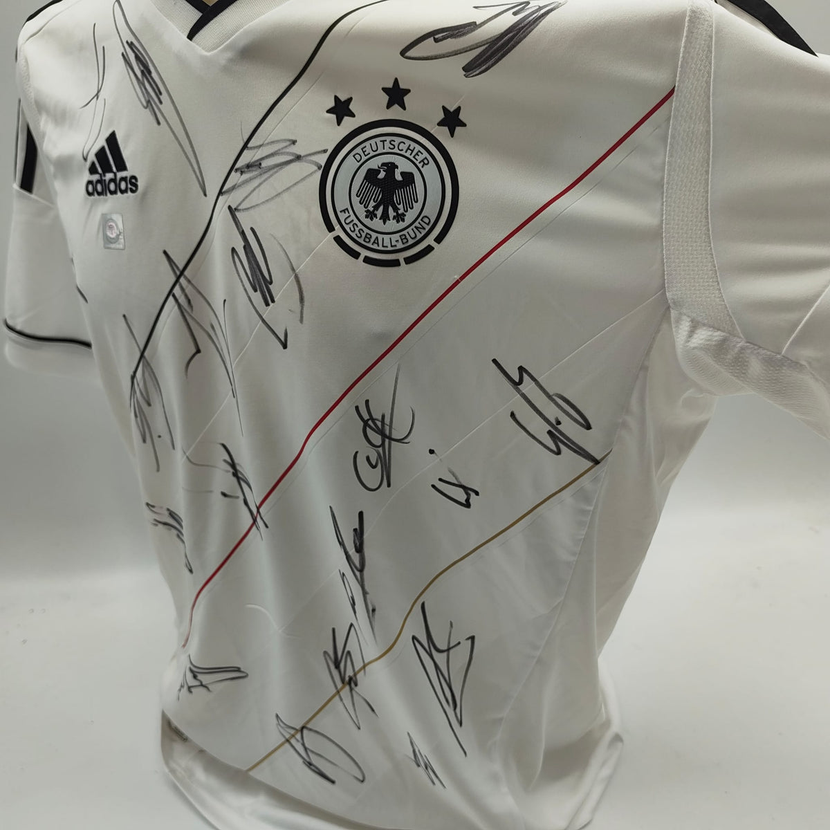 Deutschland Trikot EM 2012 Teamsigniert COA DFB Adidas L