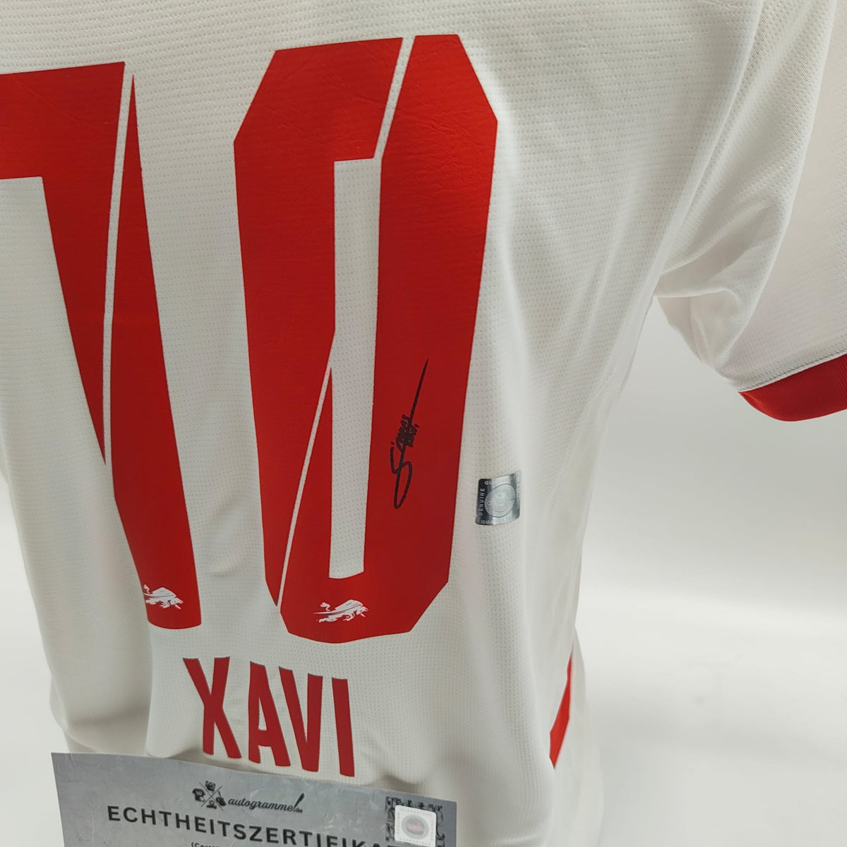 RB Leipzig Trikot 24/25 Xavi Simons signiert Autogramm Puma COA S