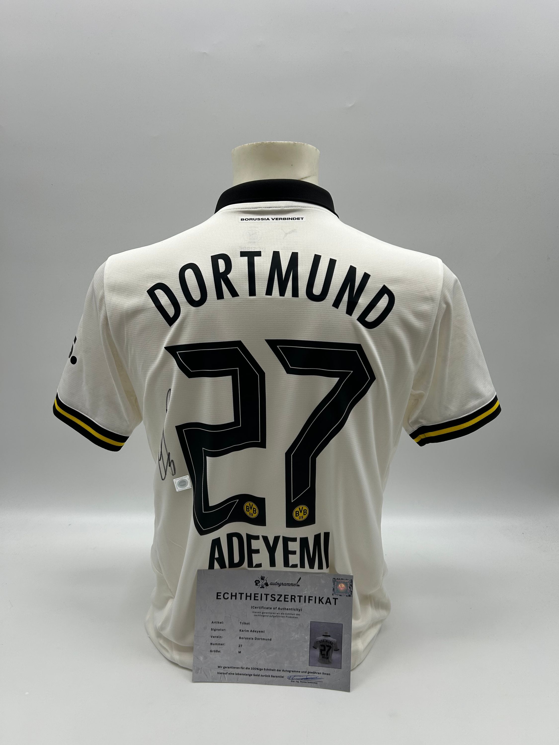 Borussia Dortmund Trikot Karim Adeyemi signiert BVB Autogramm Puma M