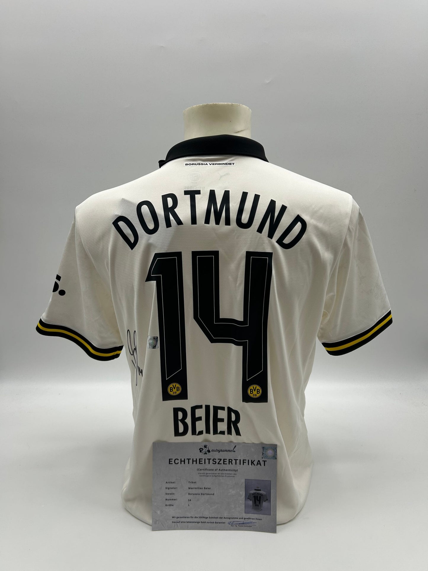 Borussia Dortmund Trikot Maximilian Beier signiert BVB Puma L