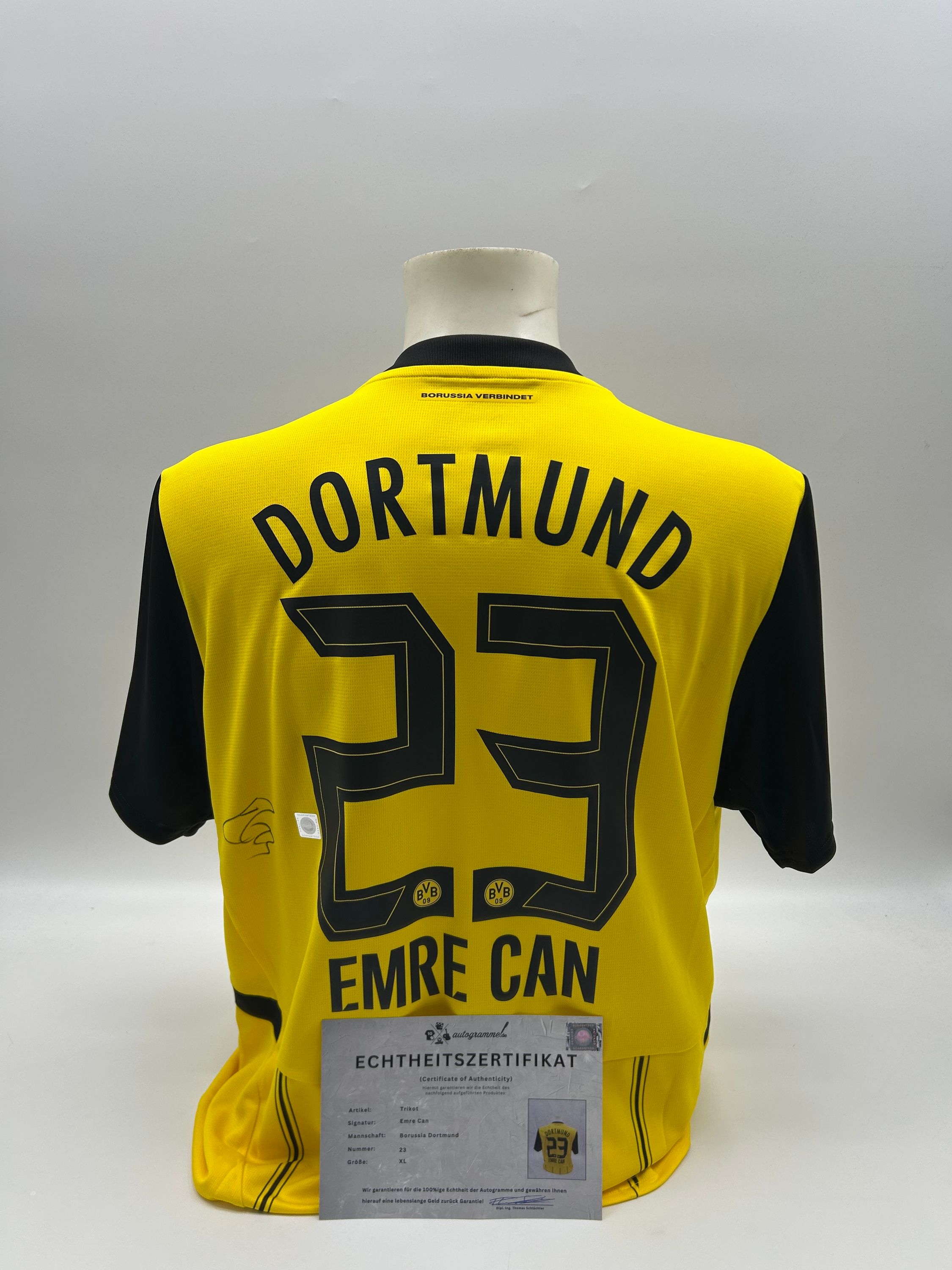 Borussia Dortmund Trikot signiert Emre Can Autogramm BVB Puma XL