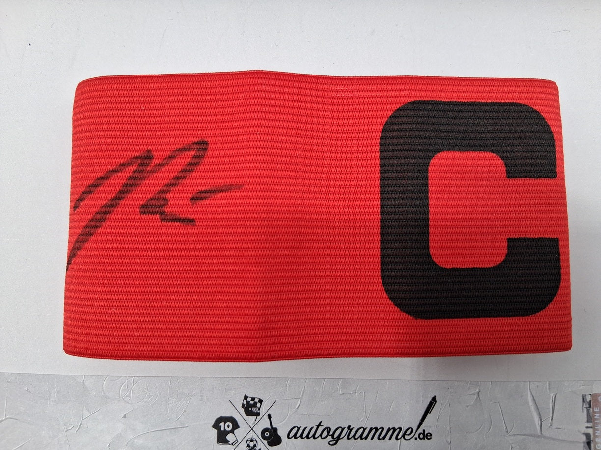 Kapitänsbinde Joshua Kimmich signiert im Rahmen Deutschland Autogramm COA
