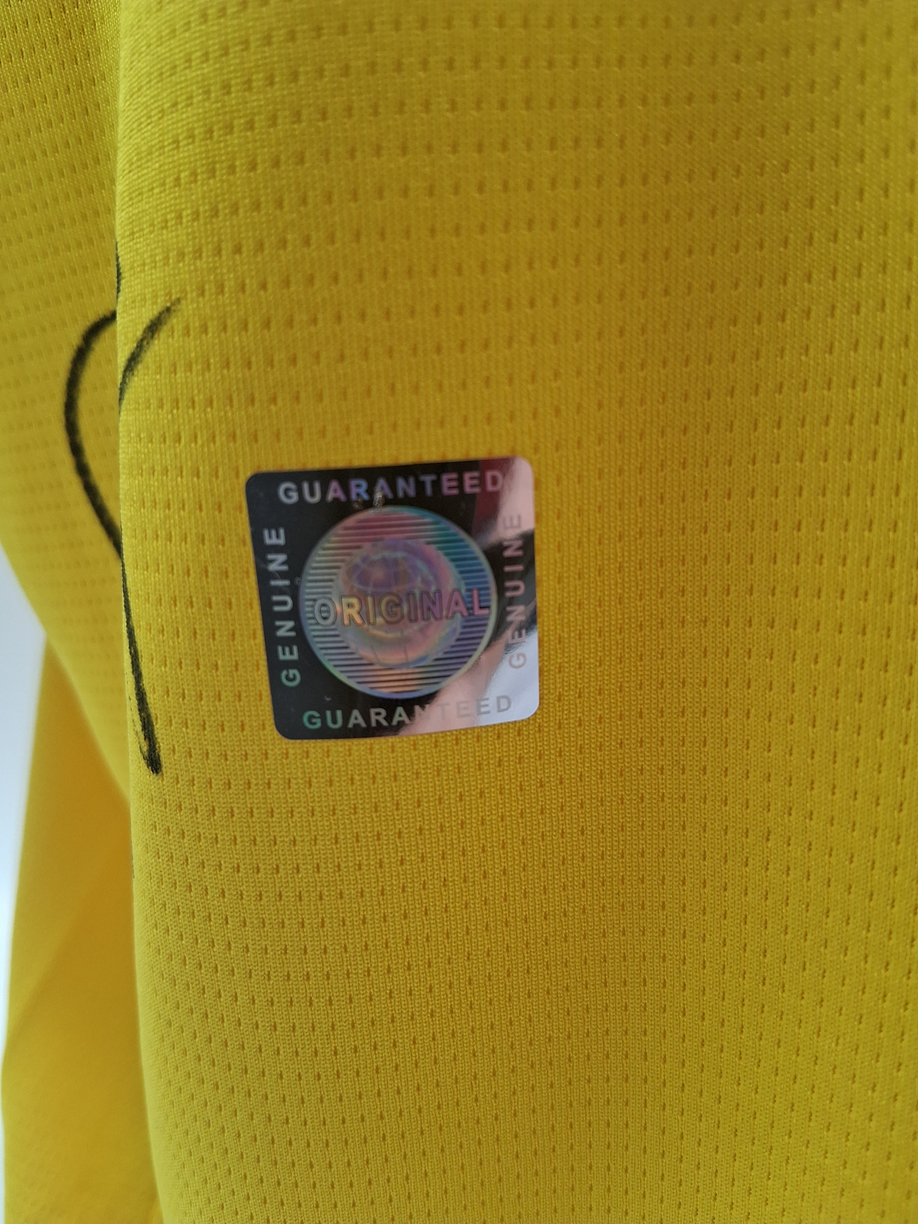 Borussia Dortmund jersey pascal large signed autograph bvb puma l