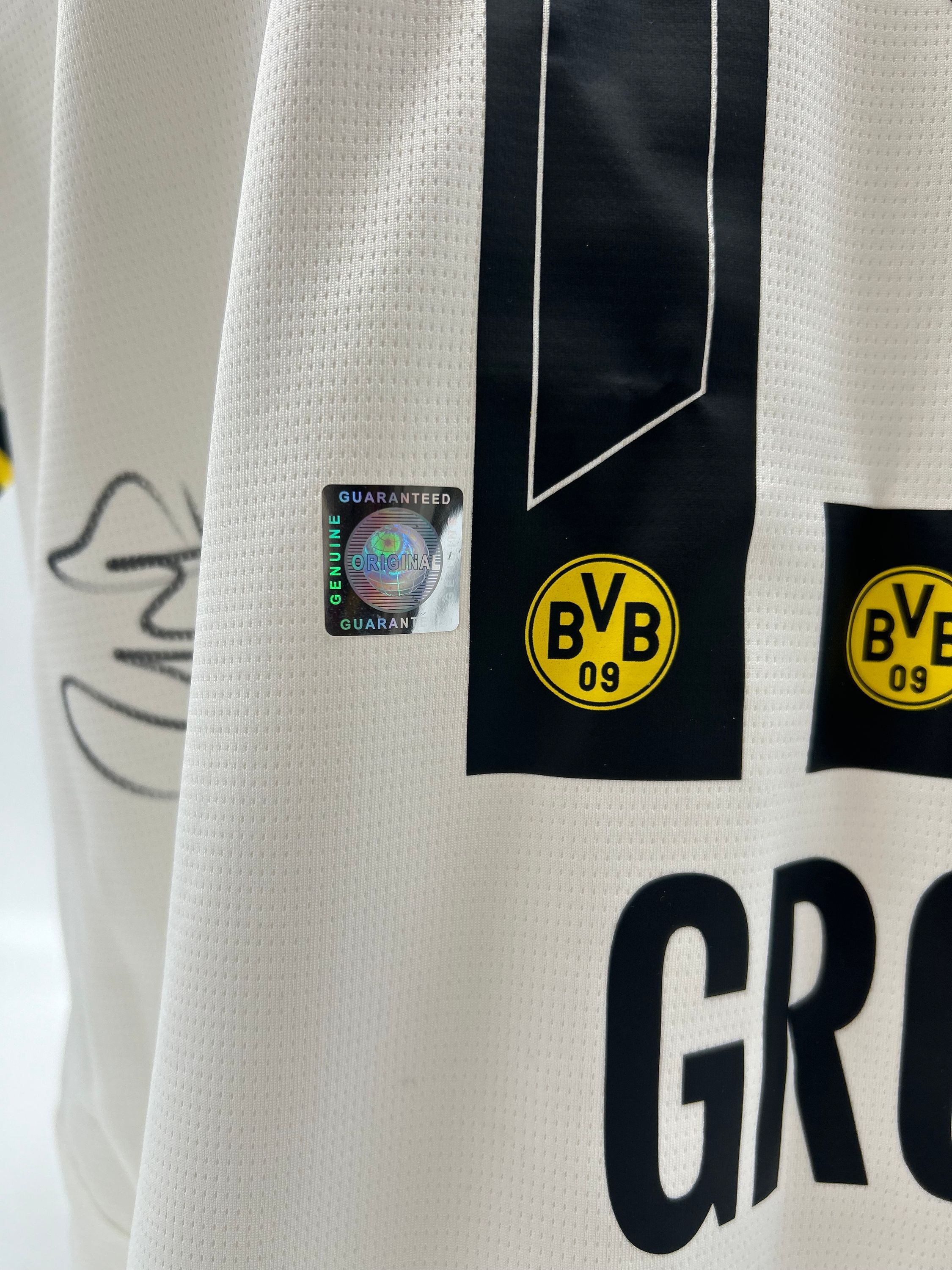 Borussia Dortmund jersey pascal large signed autograph puma l