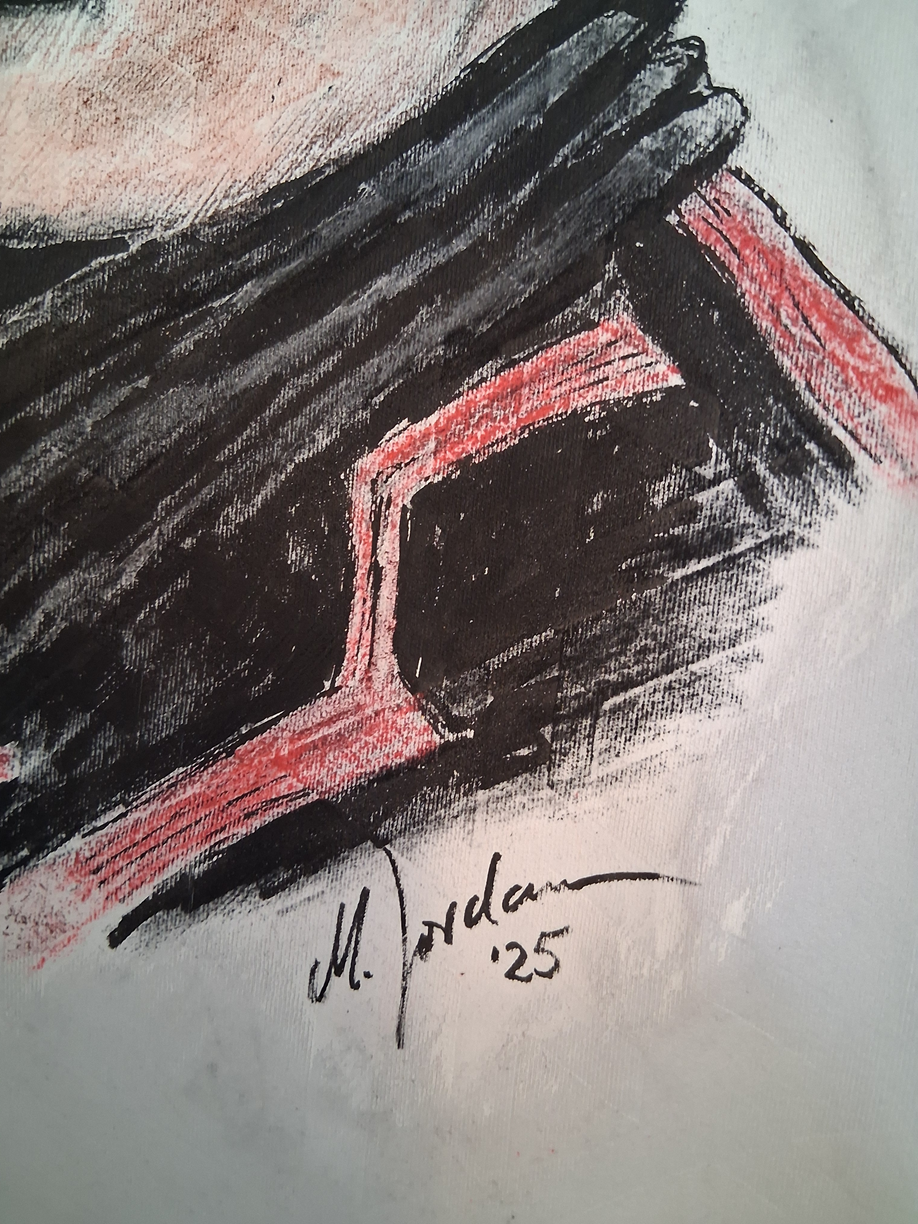 DFB jersey portrait Florian Wirtz hand painted and signed adidas XS