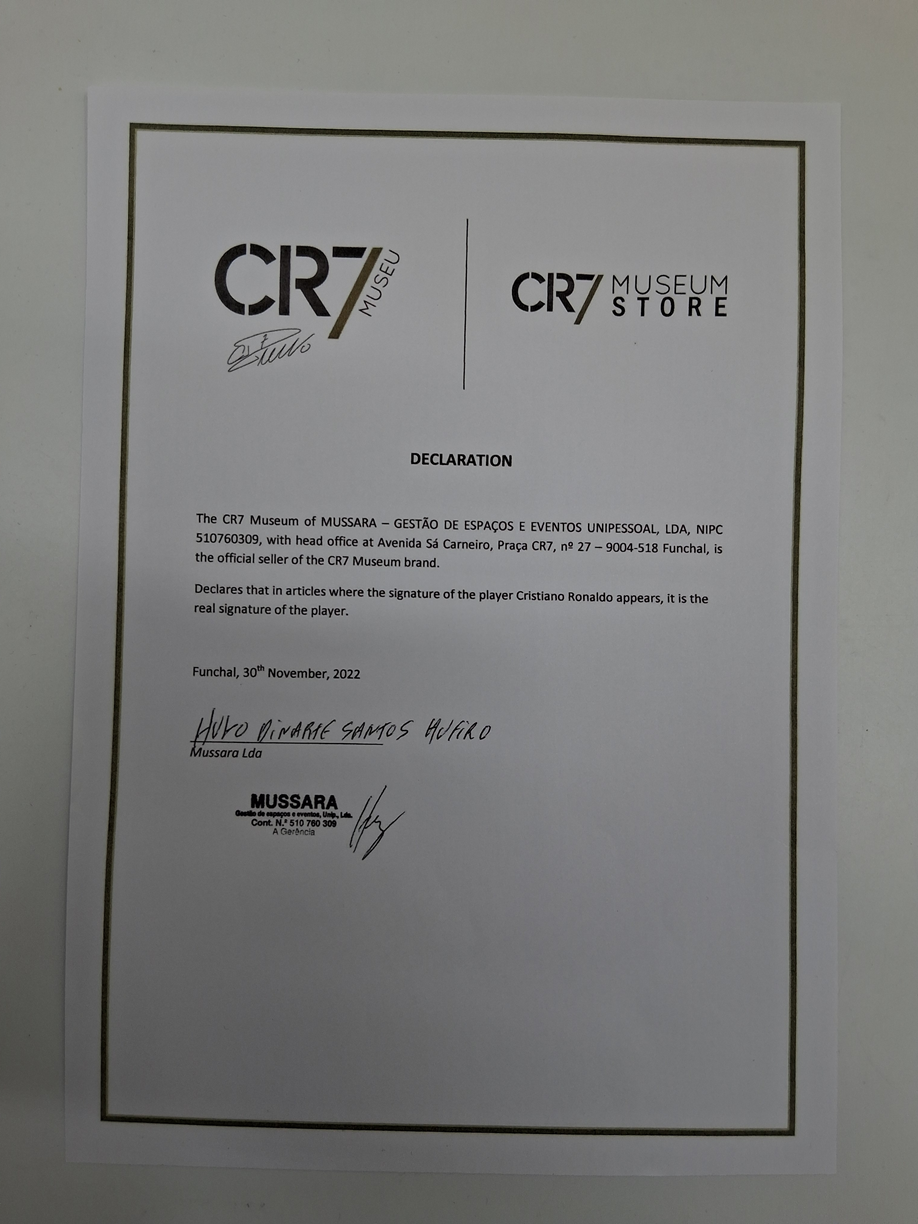 Sporting Lissabon Trikot Cristiano Ronaldo signiert Autogramm Fußball COA XL