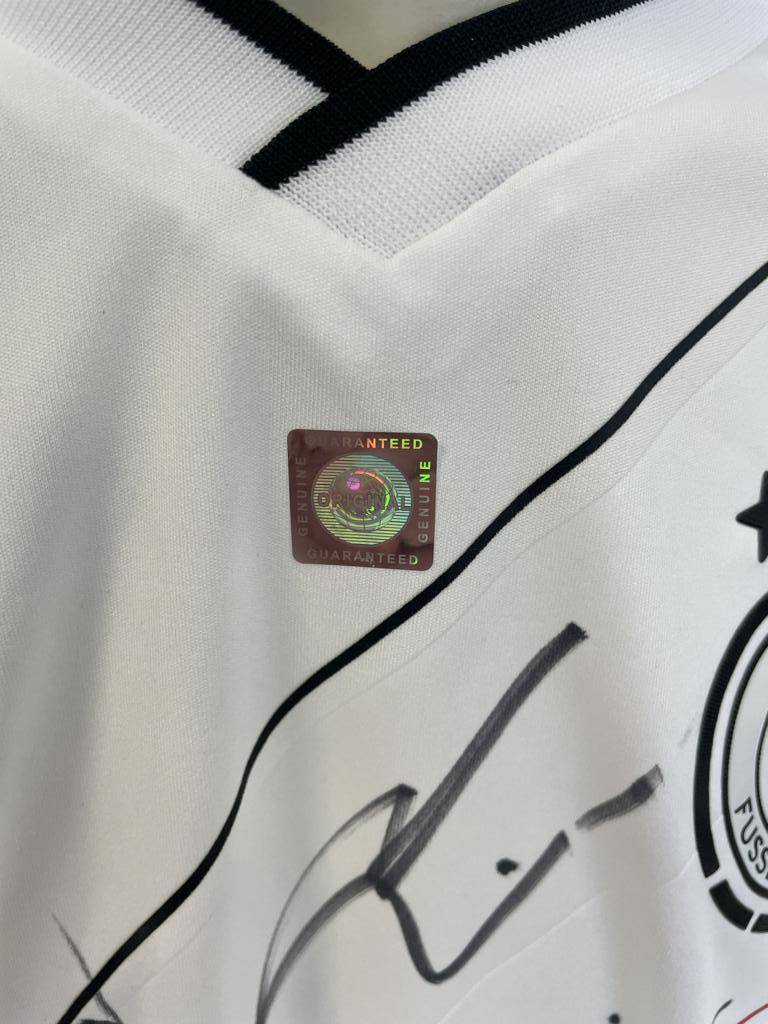 Deutschland Trikot EM 2012 Teamsigniert DFB Fußball Autogramm COA Adidas Neu XL
