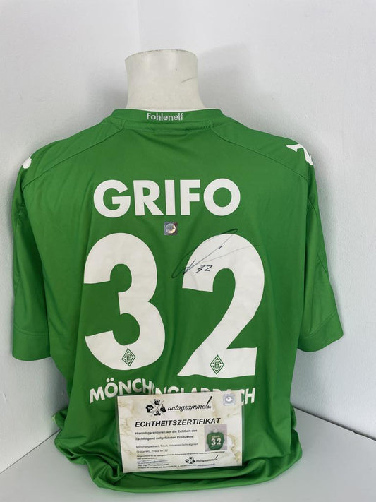 Borussia Mönchengladbach Trikot Vincenzo Grifo signiert BMG Autogramm Fußball Kappa 4XL