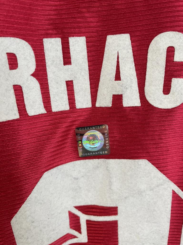 SpVgg Unterhaching Trikot Oliver Straube signiert + Widmung Fußball Bundesliga Adidas S