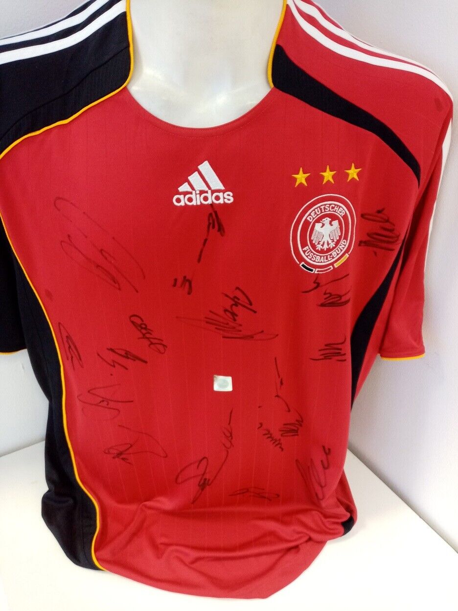 Deutschland Trikot WM 2006 Teamsigniert Autogramm Fußball DFB Adidas COA XL