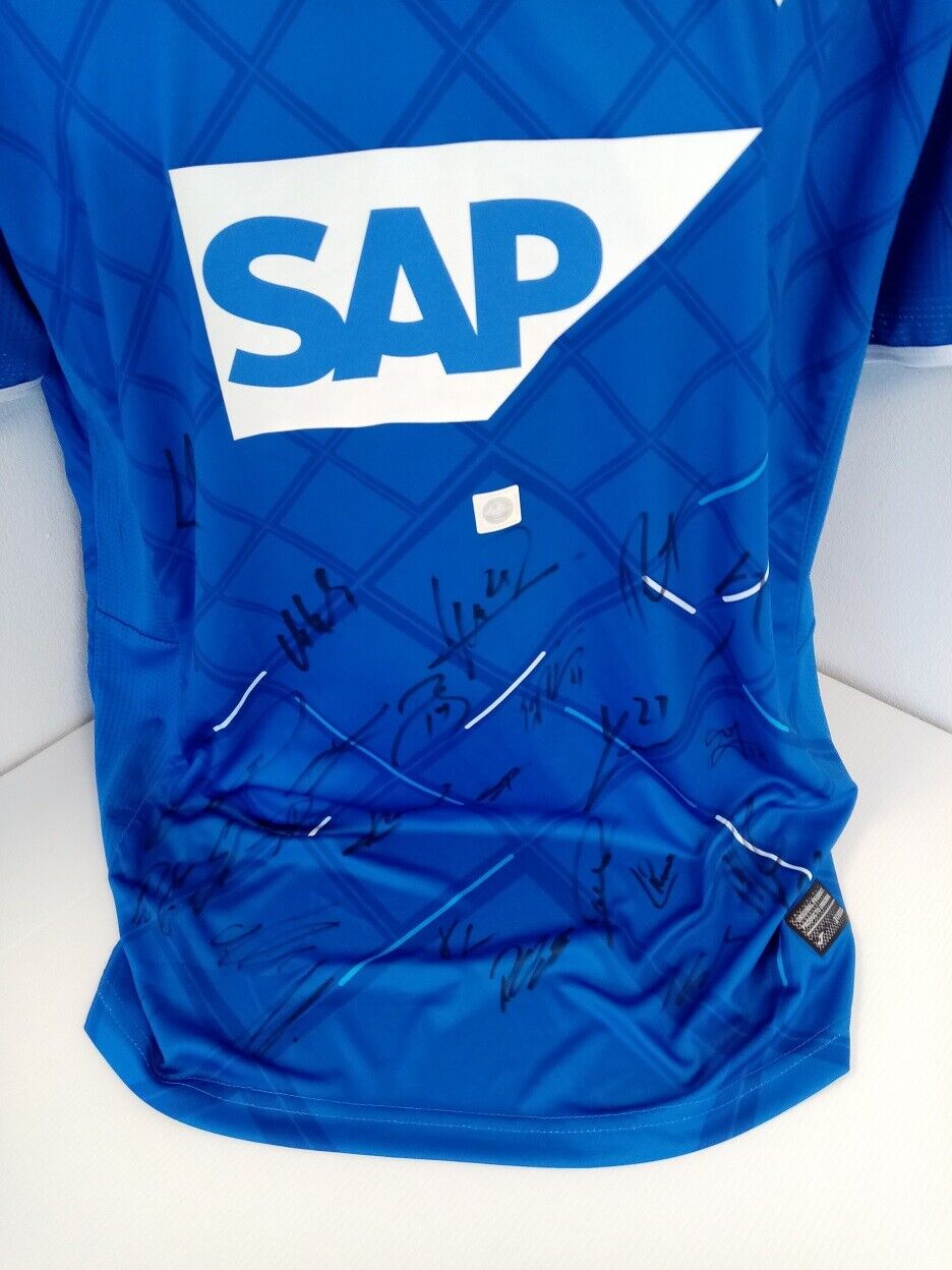 1899 Hoffenheim Trikot 19/20 Teamsigniert Autogramm Fußball Bundesliga Joma XXL