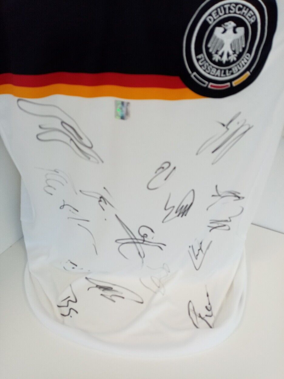 Germany jersey em 2008 team signed COA autograph football dfb adidas new l