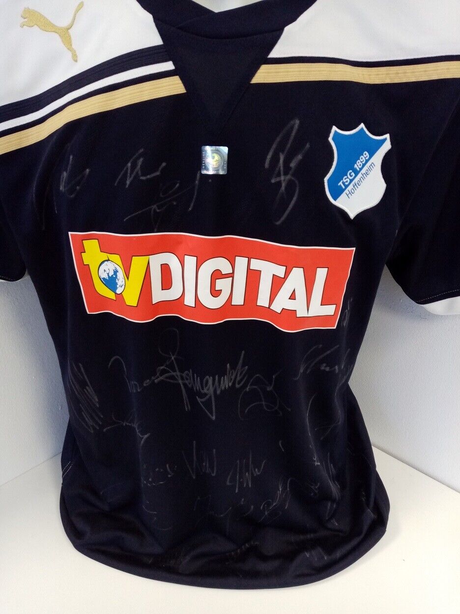 1899 Hoffenheim jersey 11/12 team signed autograph football bundesliga puma l