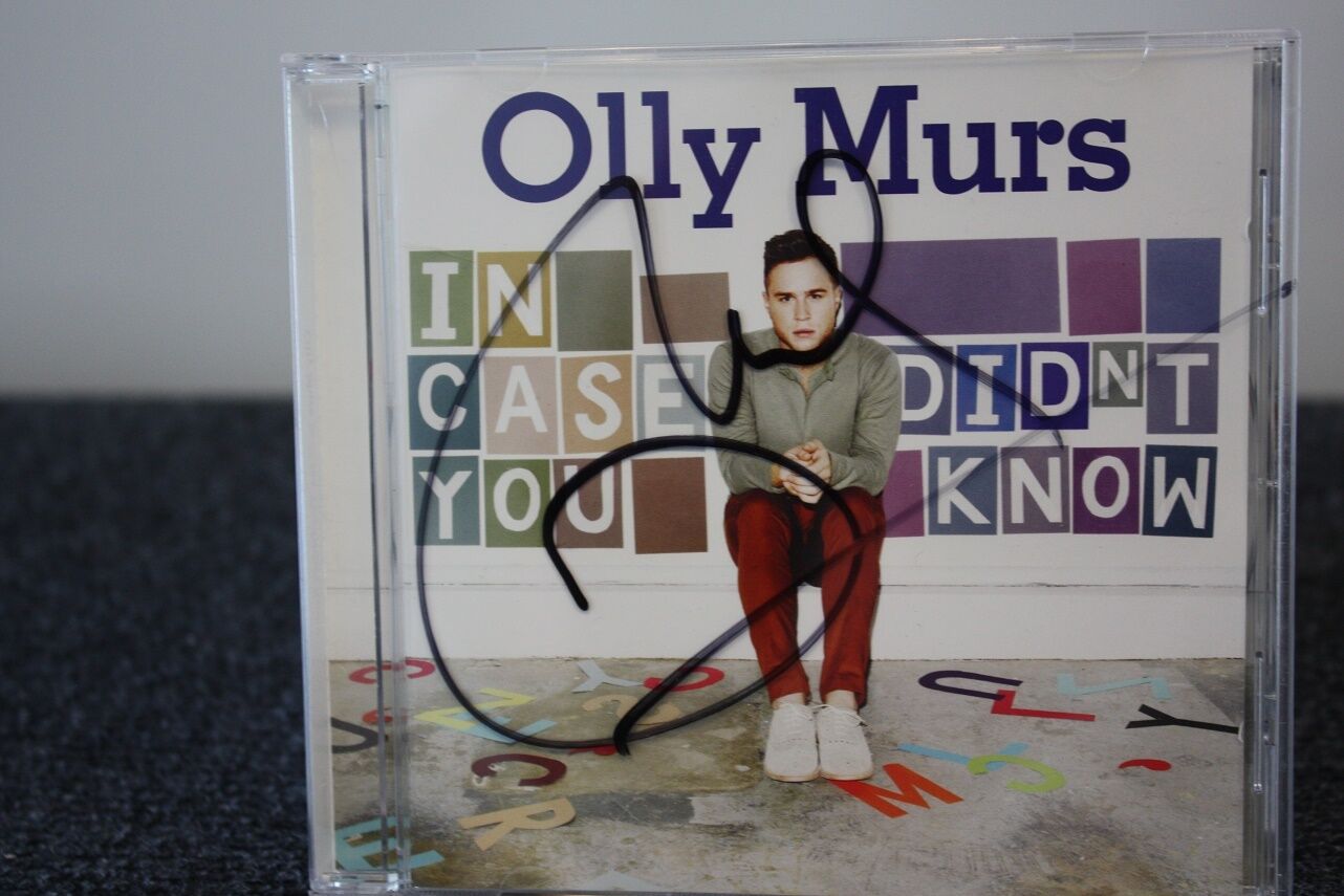 CD, Olly Murs signiert, IN CASE DIDNT YOU KNOW, Musik, Autogramm, Charts, Sänger
