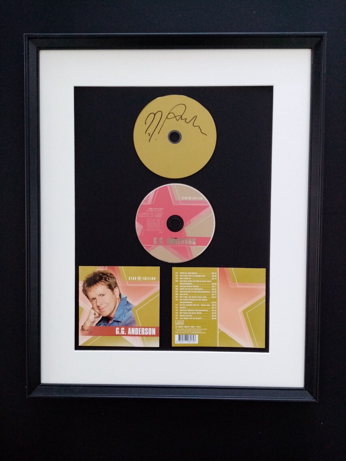 CD / Rohling G. G. Anderson signiert + Album im Rahmen Autogramm Musik Schlager