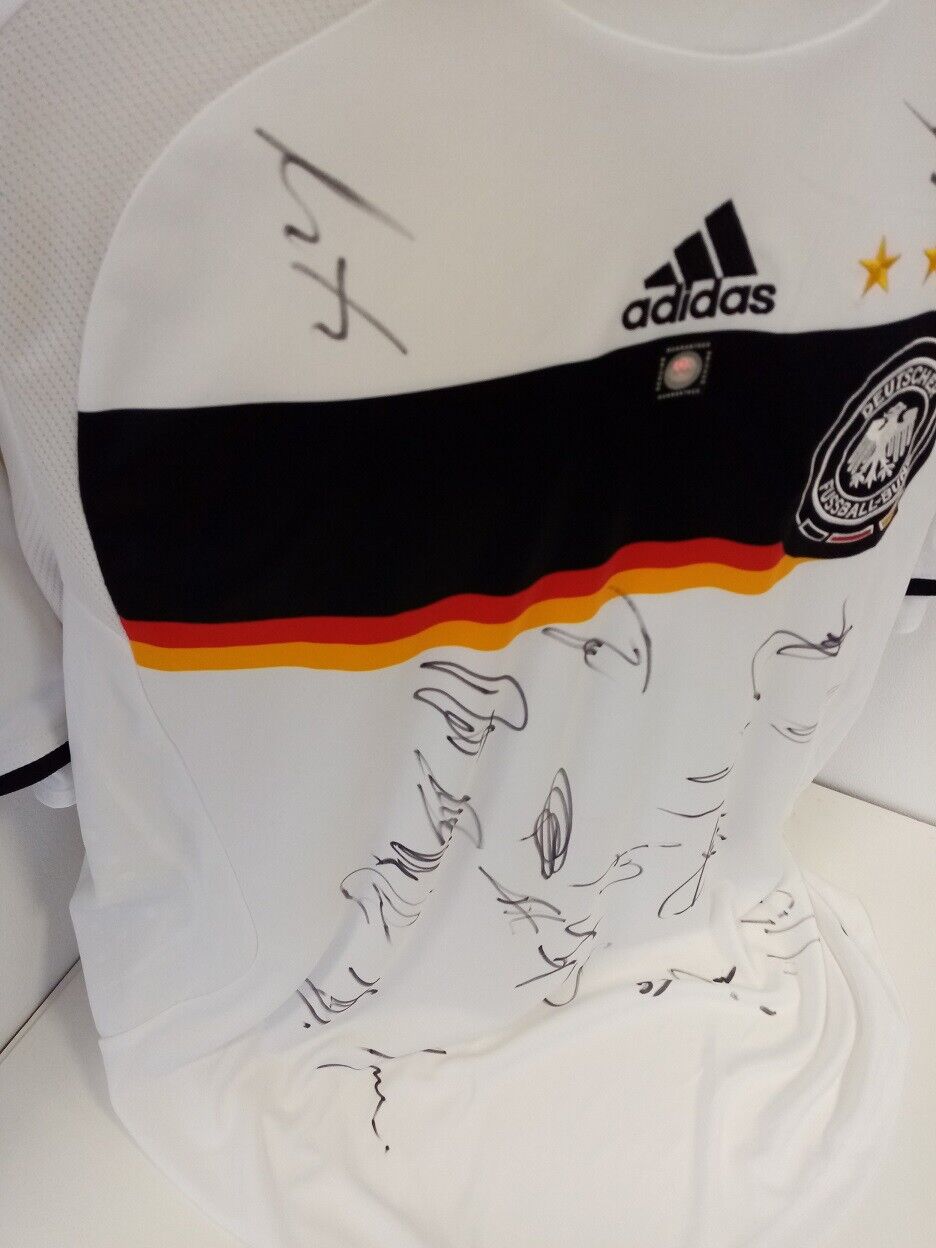 Germany jersey em 2008 team signed euro autograph football dfb adidas new XL