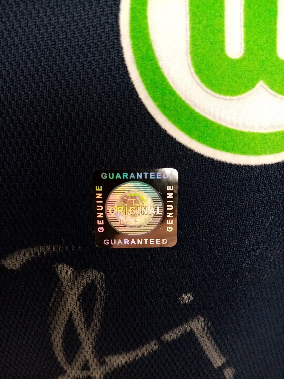 VfL Wolfsburg Shirt Hecking signed autographs football nike signature new m