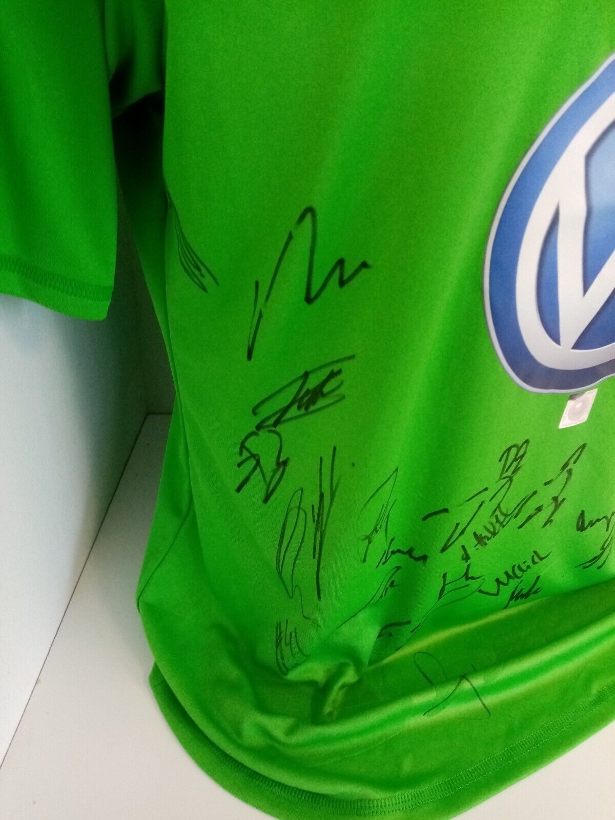 VFL Wolfsburg Trikot 2012/2013 Teamsigniert Wölfe Autogramm Fußball Adidas Neu L