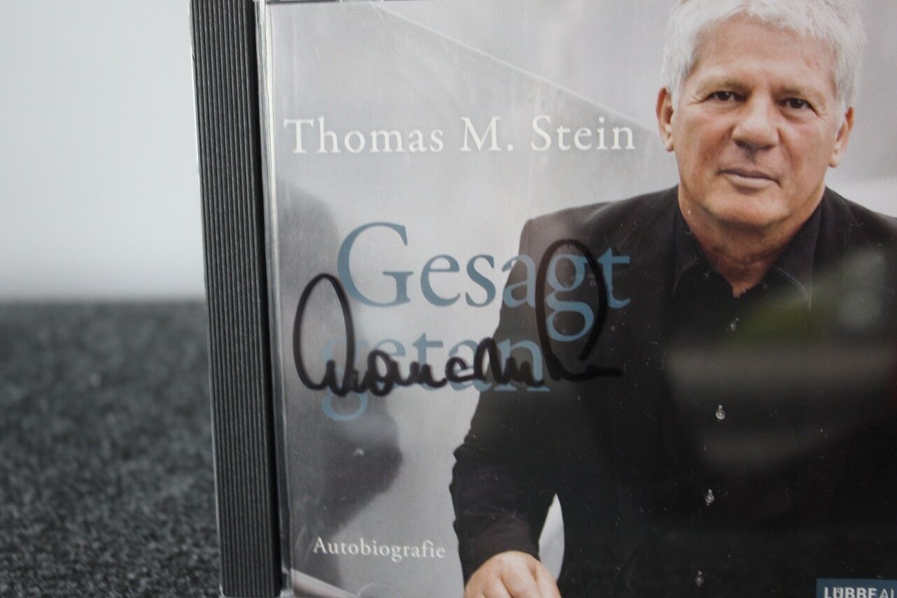 CD, Thomas M. Stein signiert, Gesagt getan, Musik, Hörbuch, Autogramm, Sammeln
